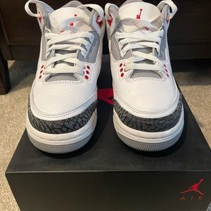 Air Jordan 3 Retro GS 'Fire Red' 5y